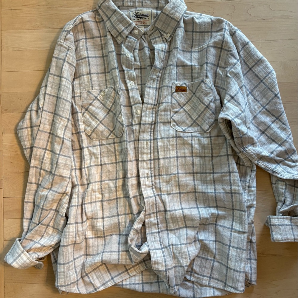 Scotsman and Co Plaid Button-Up Shirt